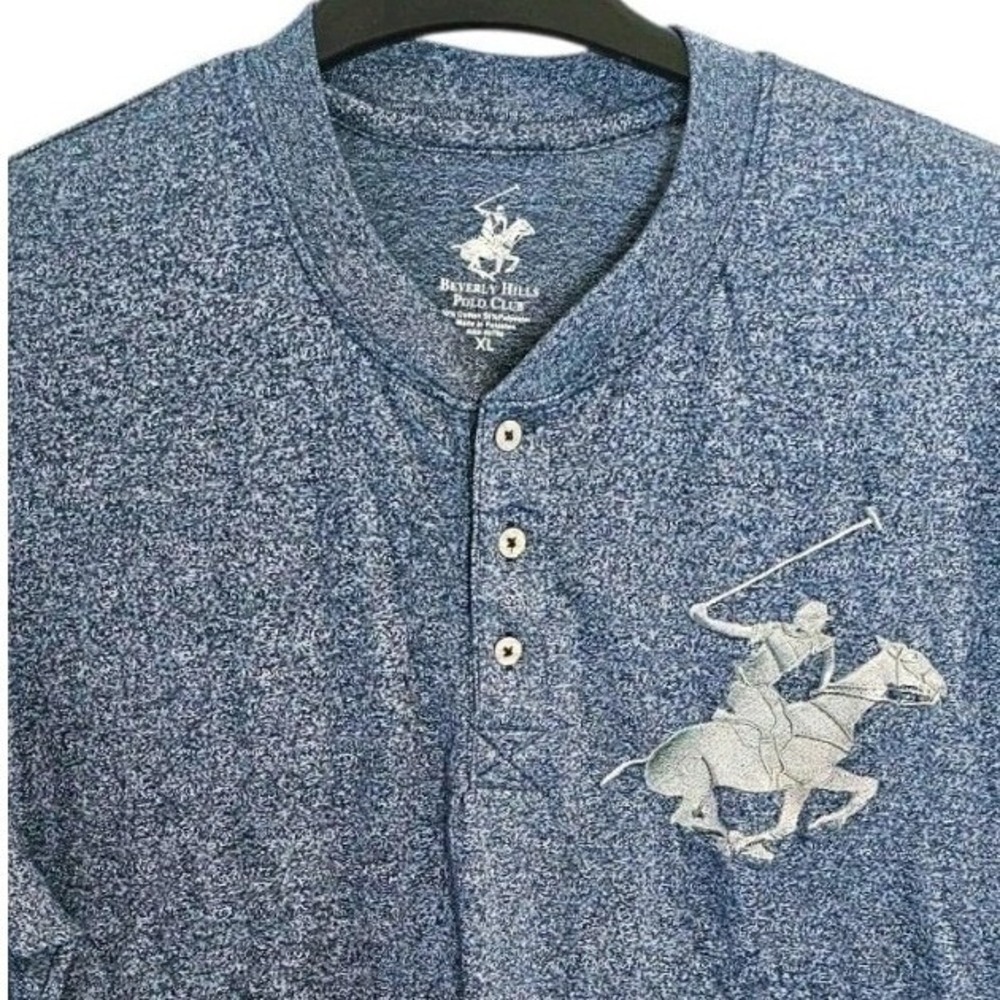 Beverly Hills Polo Club Short Sleeve T-Shirt‎ Big Pony Baby Blue
